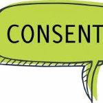 green speech bubble with the word consent on April 1, 2026